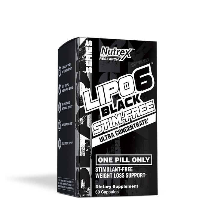 Lipo 6 Black Stim Free 60 Viên