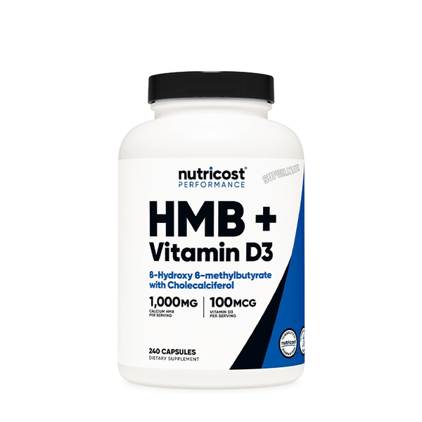 Nutricost HMB + Vitamina D3 (1000mg - 4000 IU)