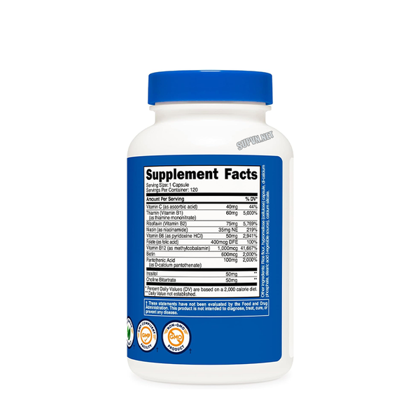 Nutricost Vitamin B complex 460mg SUPVN