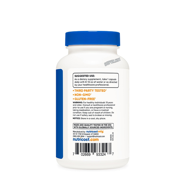 Nutricost Vitamin B complex 460mg SUPVN