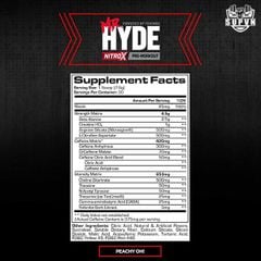 Mr Hyde NitroX Pre Workout 30 Serving