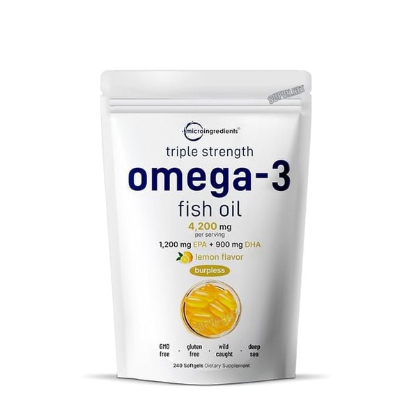 Micro Ingredients Omega 3 Hàm Lượng Cao