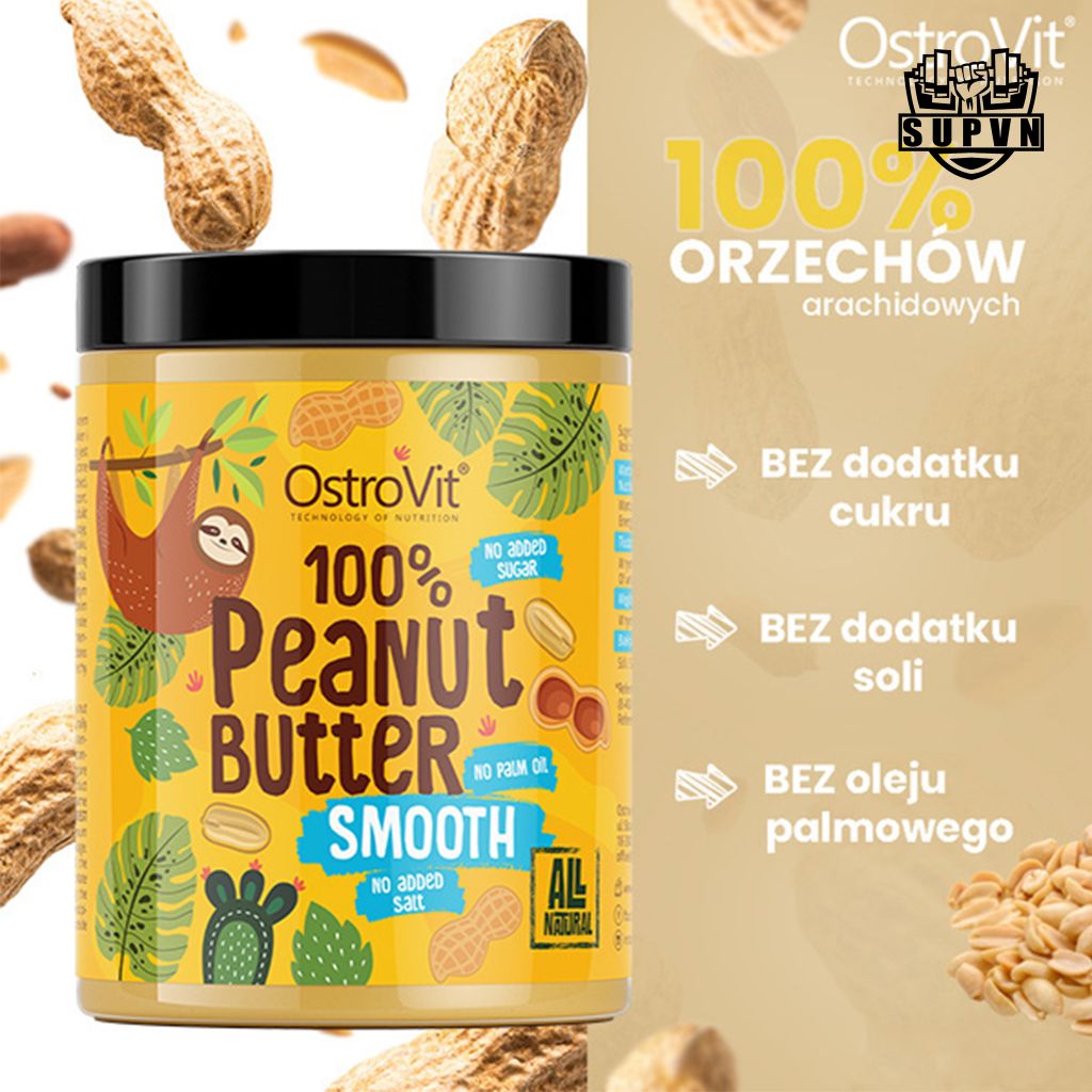 Bơ Đậu Phộng Ostrovit 1000g