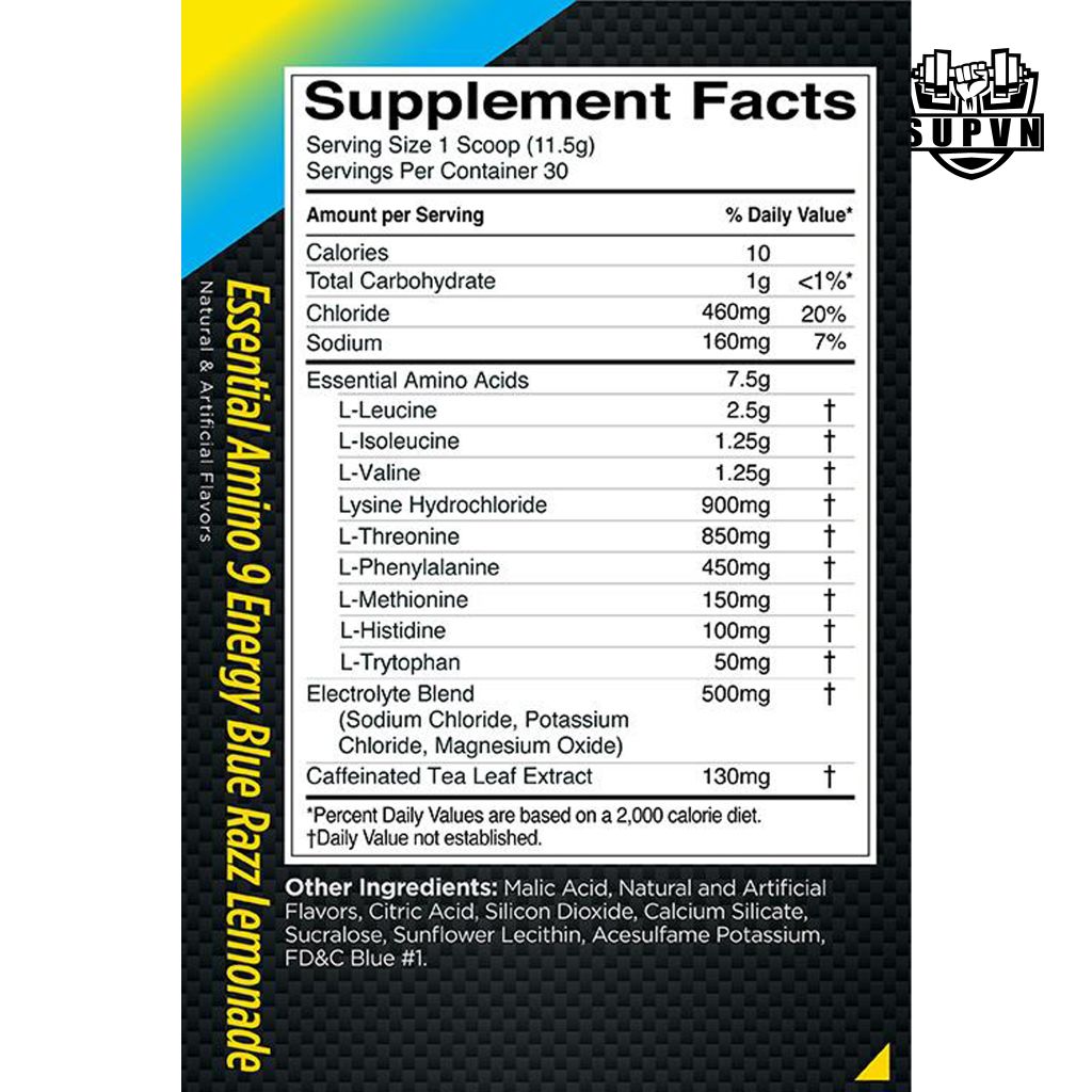 Essential Amino 9 Rule 1 EAA + Energy