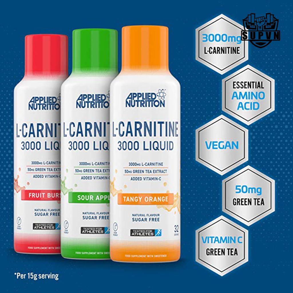 L Carnitine 3000mg Liquid & Green Tea