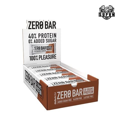 BioTech USA Zero Bar, 20 Bars (50g/bar)