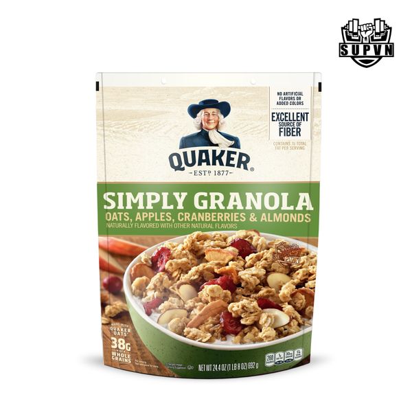 Simply Granola Quaker Ngũ Cốc Yến Mạch Giảm Cân SUPVN