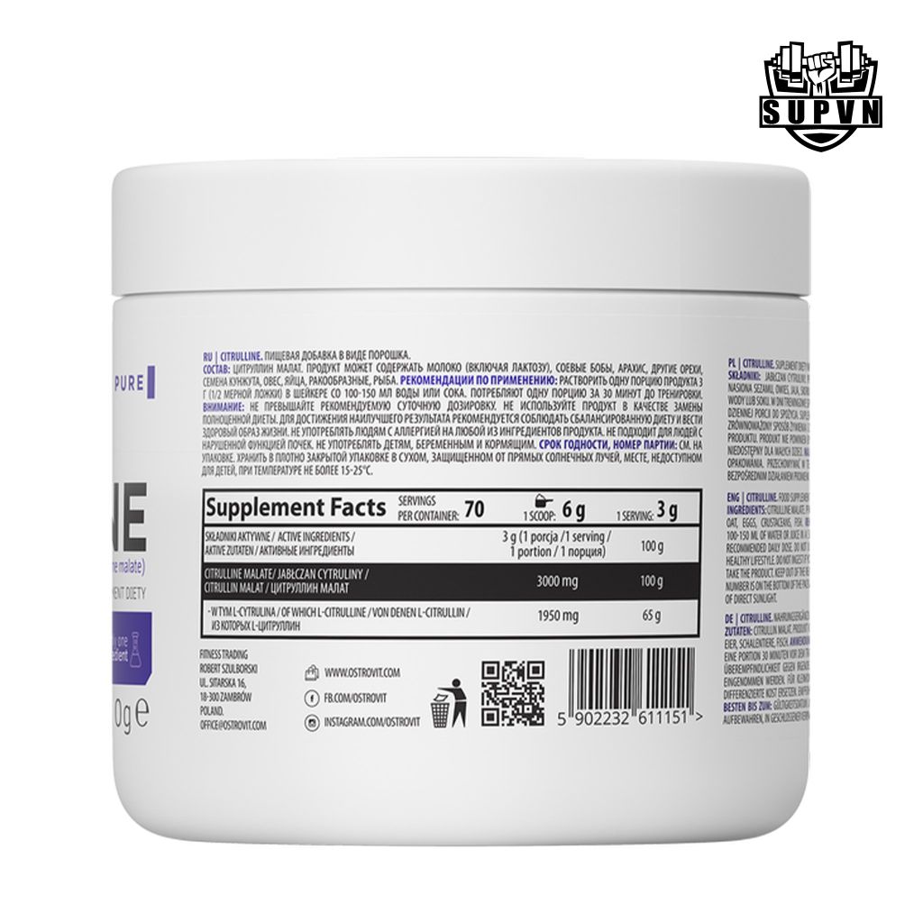 Ostrovit Citrulline 210g