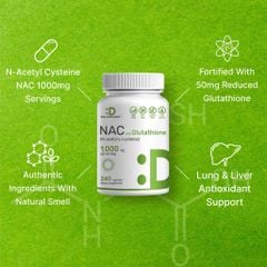 Deal Supplement Nac 1000mg With Glutathione