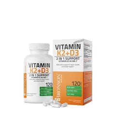 Bronson Vitamin D3 và K2 120 Viên