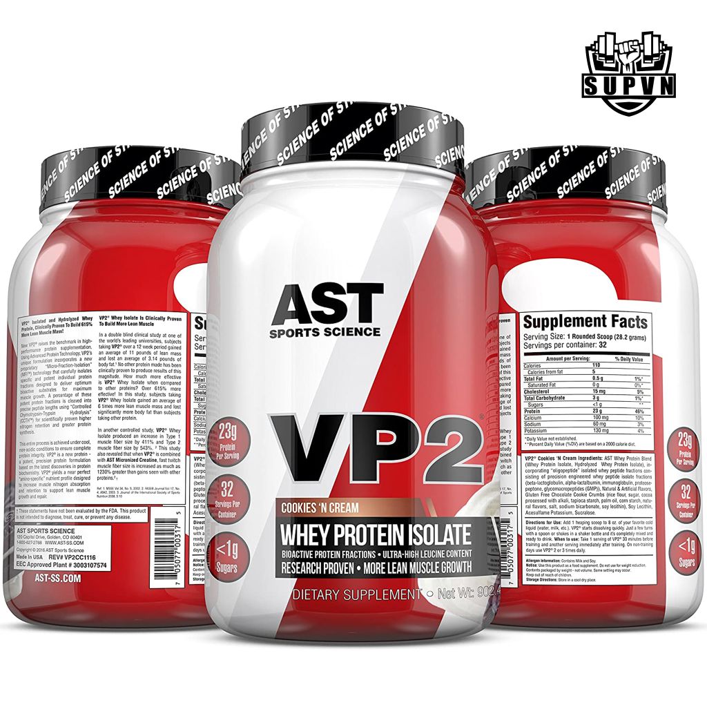 VP2 Whey Protein Isolate 2lbs