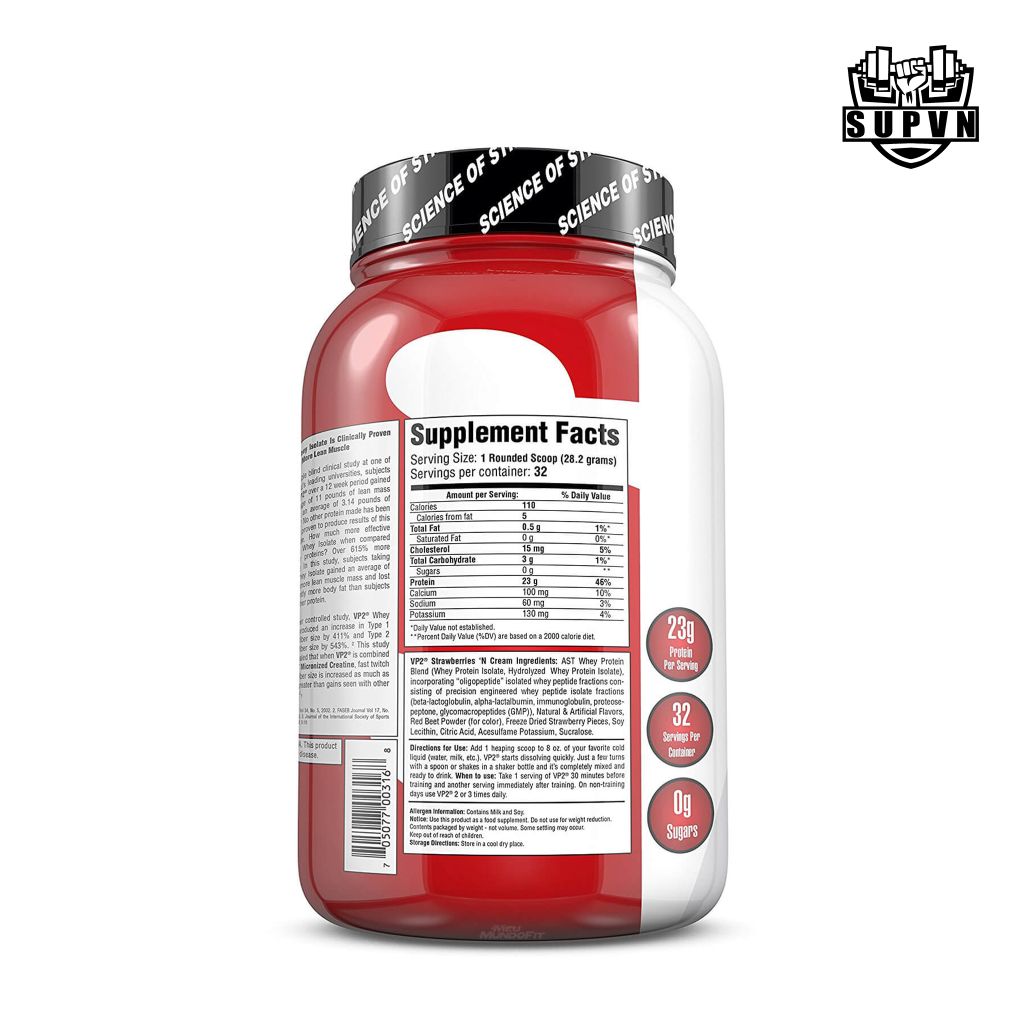 VP2 Whey Protein Isolate 2lbs