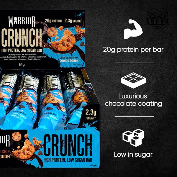 Warrior Crunch Protein Bar | Bữa ăn Phụ nhanh gọn – SUPVN