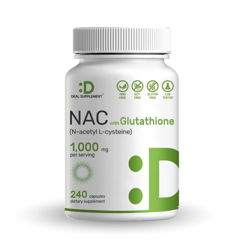 Deal Supplement Nac 1000mg With Glutathione