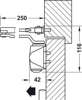 Thiết bị đóng cửa tự động  DCL110 NHO