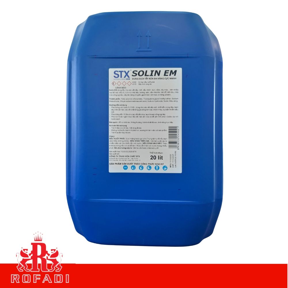 Dung dịch tẩy rửa đa năng cực mạnh STX SOLIN EM 450ML - 2L - 10L - 20L