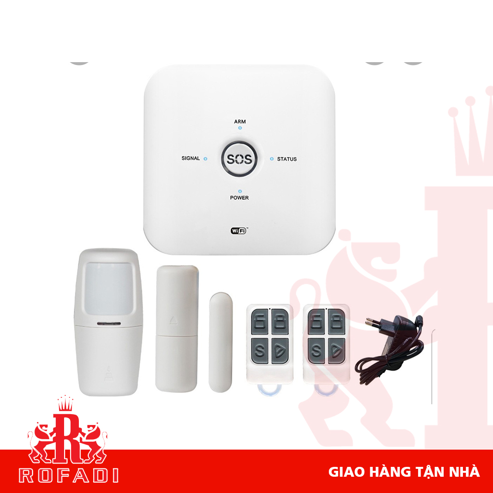  Bộ cảm biến má cửa dùng kèm bộ VK588B (Wifi-RF) có kèm pin 