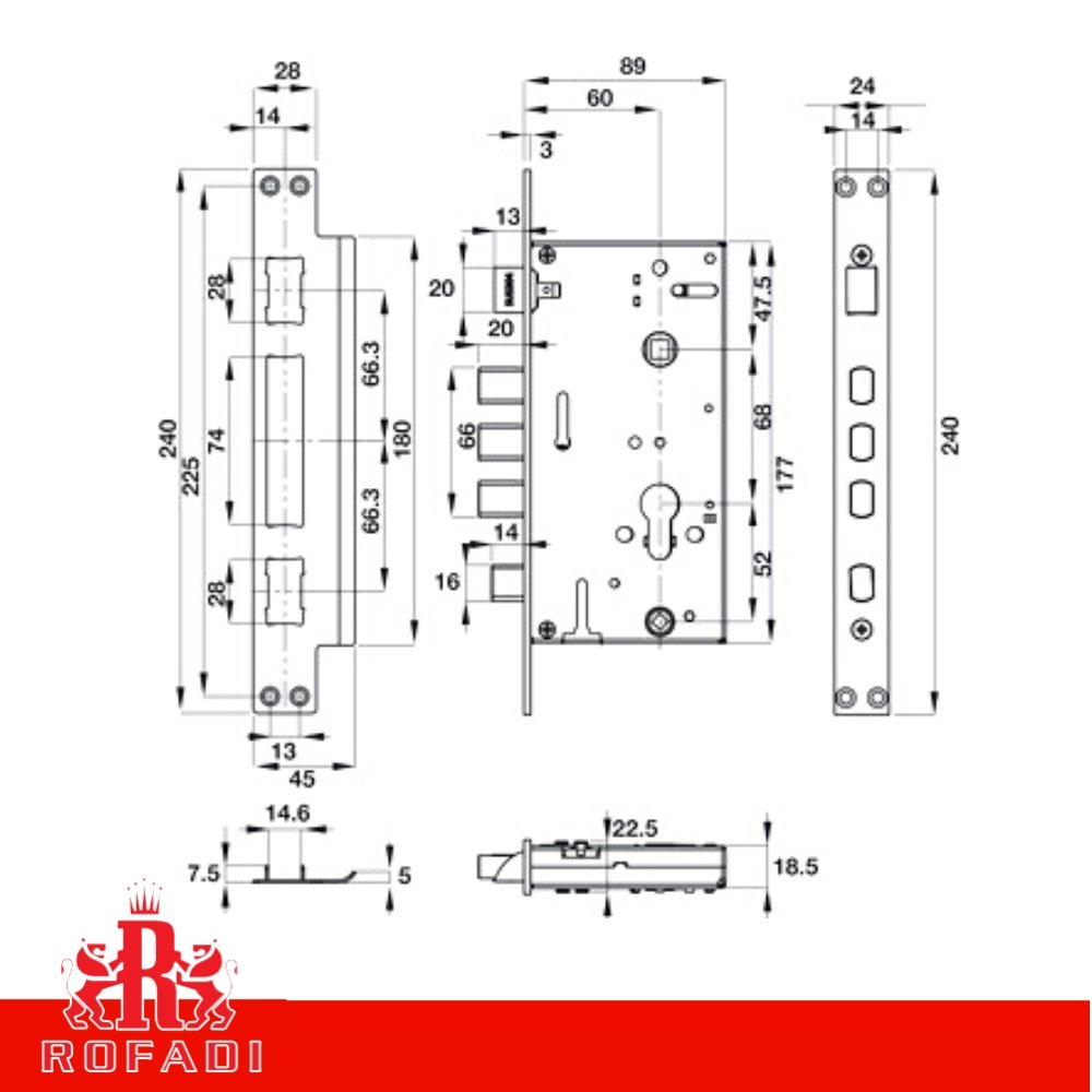  Khóa điện tử Hafele EL10K 
