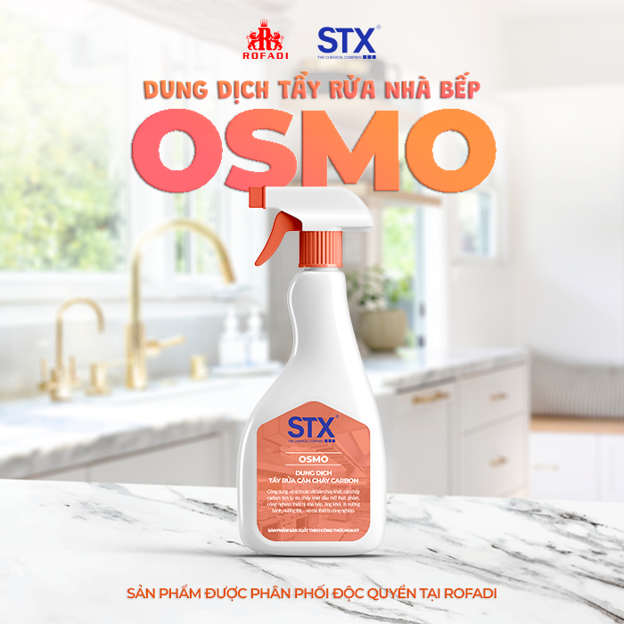  Dung dịch vệ sinh nhà bếp chuyên dụng STX OSMO 450Ml - 2L -10L 