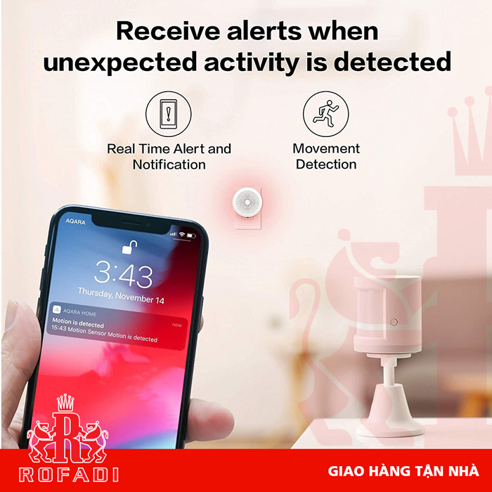  Cảm biến chuyển động zigbee (dạng đứng) 