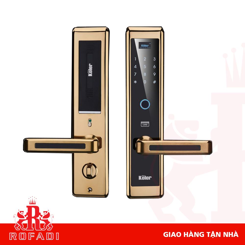 Khóa thông minh Koler KL9850 (6 in 1) màu PVD GOLD