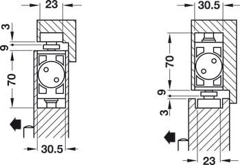Thiết bị đóng cửa tự động  DCL31 931.84.019