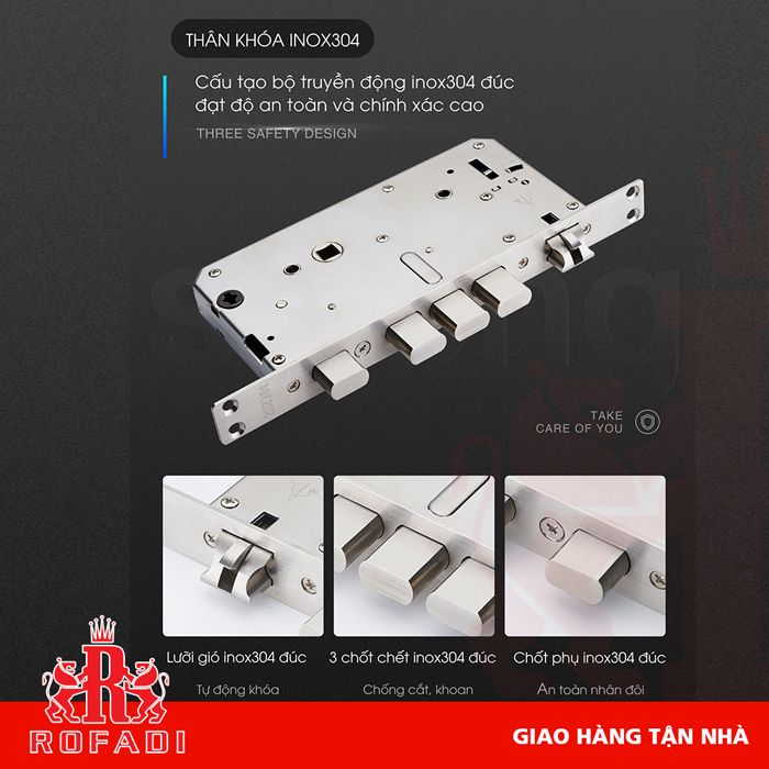 Khóa cửa thông minh Koler Q8-Plus (5 in 1) màu đen