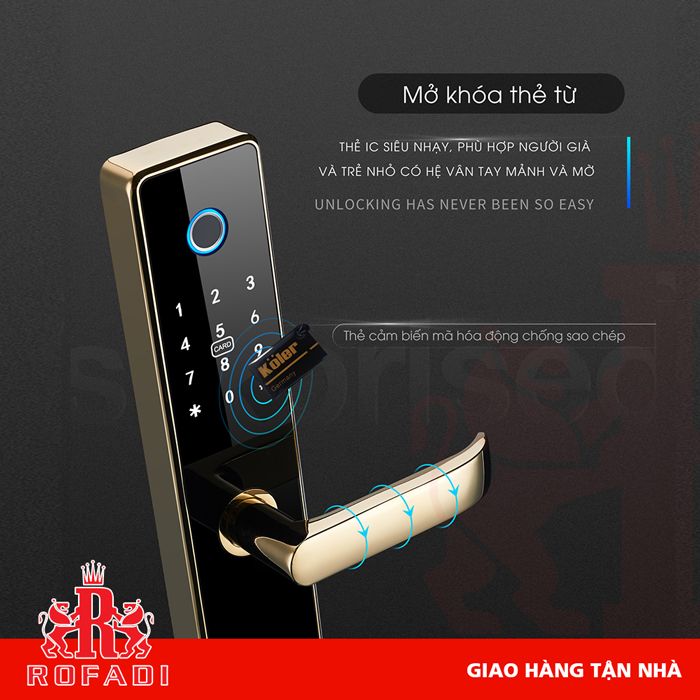 5 in 1 khóa cửa thông minh: Không chỉ là khóa cửa thông thường, khóa cửa 5 in 1 còn tích hợp nhiều chức năng thông minh để bảo vệ tốt hơn cho ngôi nhà của bạn.