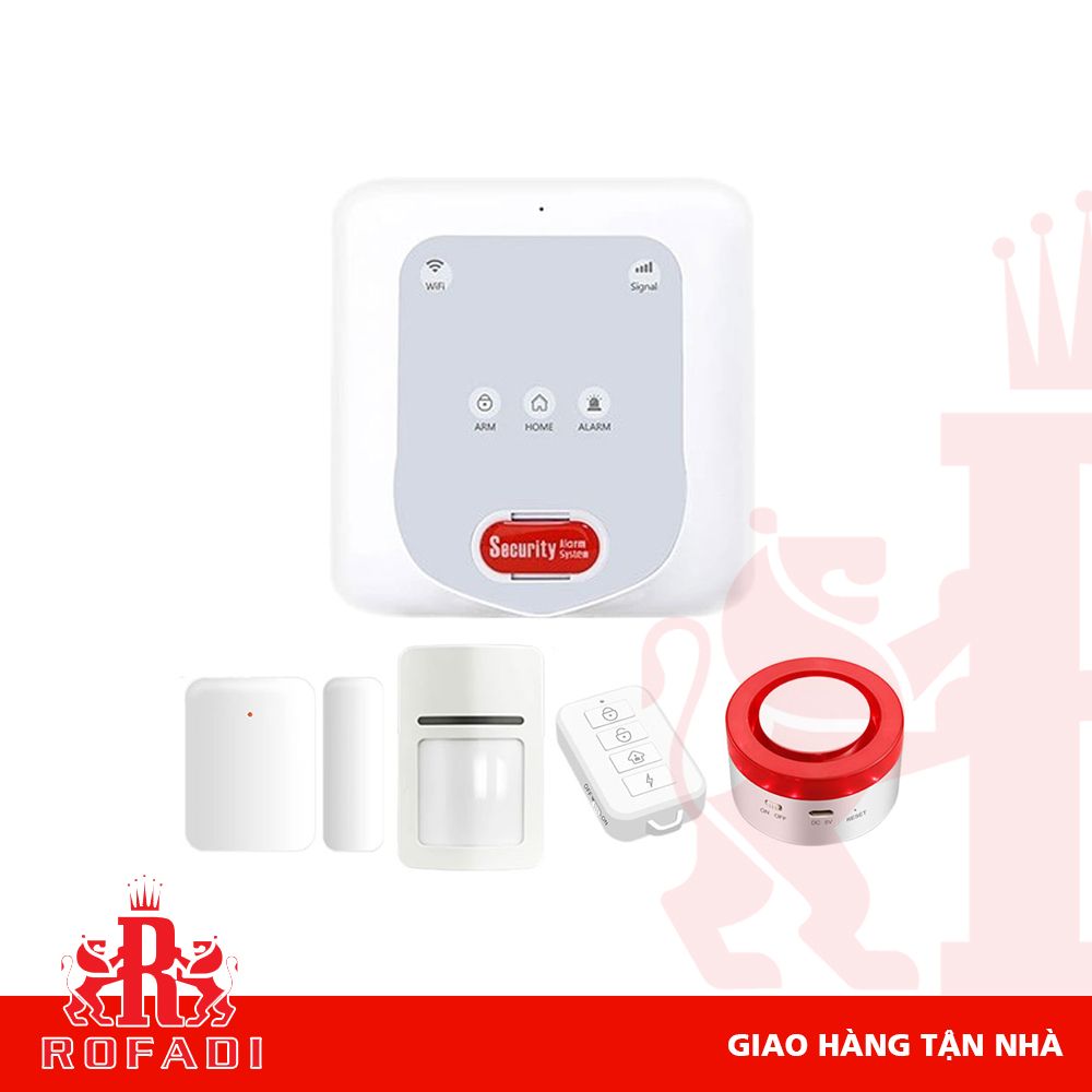 Bộ trung tâm thuộc bộ báo động chống trộm GSM-WIFI-ZIGBEE TUYA H2