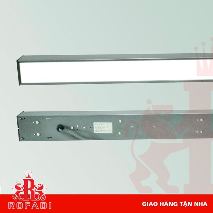 Đèn Led thả trần SONATA chữ nhật 28W ánh sáng 6000K màu bạc