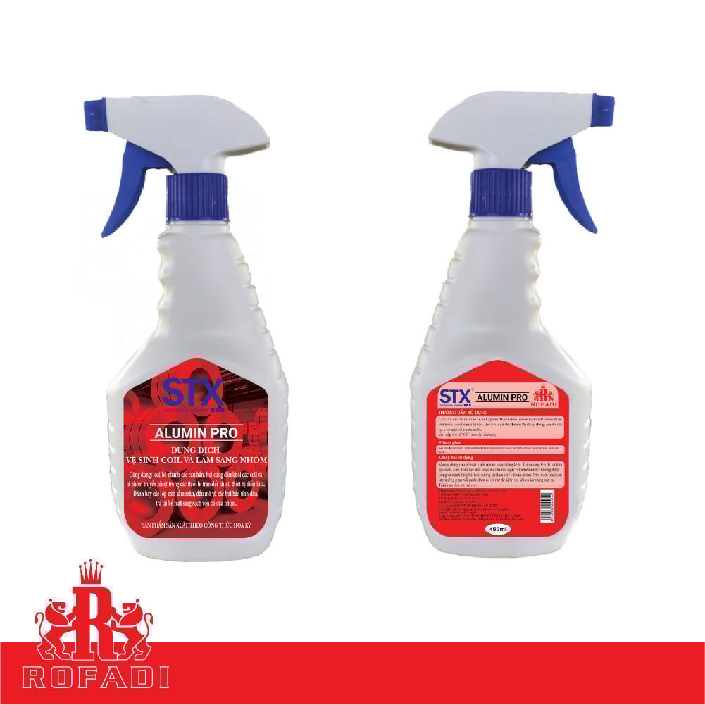  Dung dịch vệ sinh coil và làm sáng nhôm STX ALUMIN PRO 450ML - 2L - 10L - 20L 