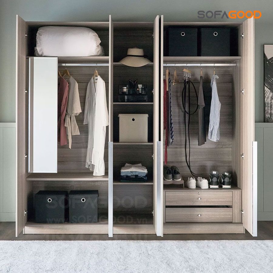 Tủ quần áo cao cấp S602