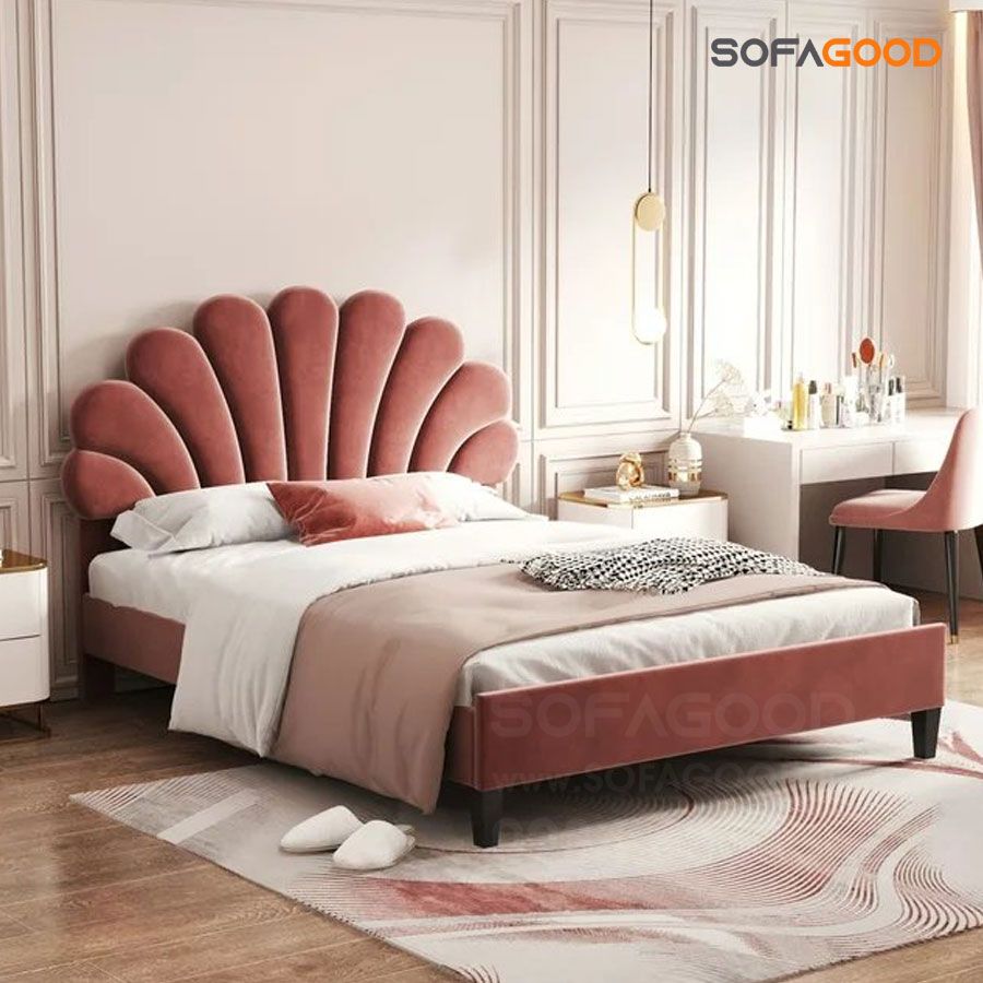 Giường trẻ Em bọc nệm S509