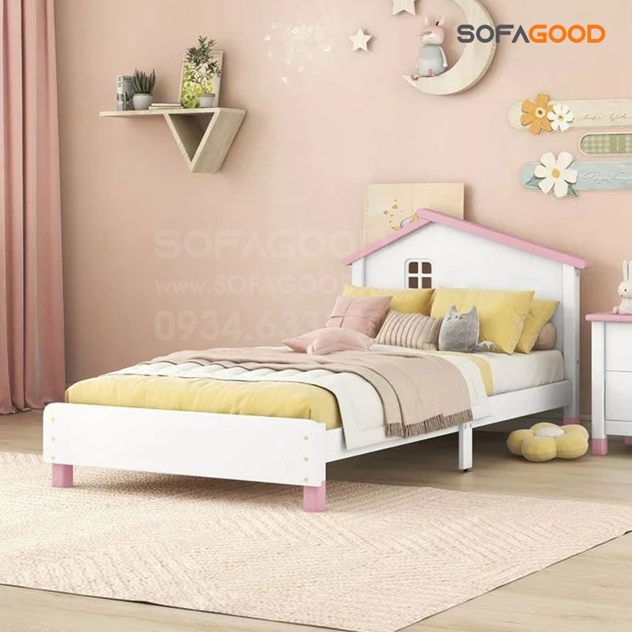 Giường trẻ Em hình ngôi nhà S520
