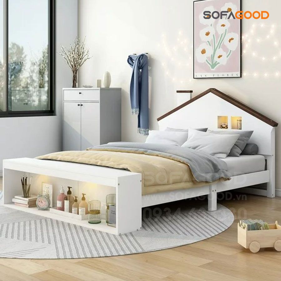 Giường trẻ Em hình ngôi nhà S512