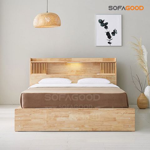  Giường ngủ gỗ tự nhiên S132 