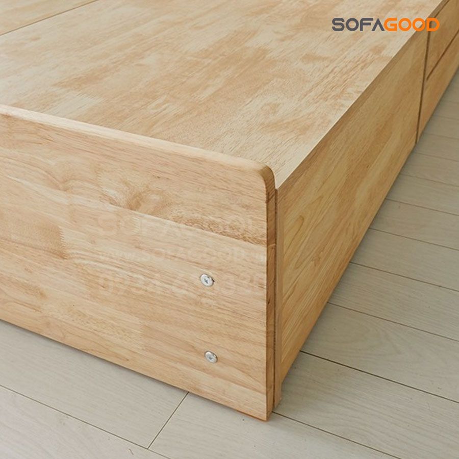 Giường ngủ gỗ tự nhiên S132