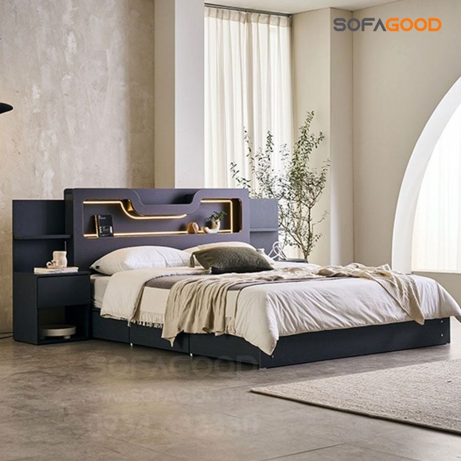 Giường ngủ gỗ công nghiệp S106