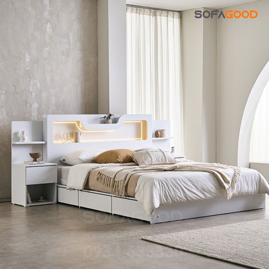 Giường ngủ gỗ công nghiệp S106