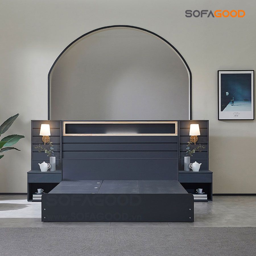 Giường ngủ gỗ công nghiệp S121