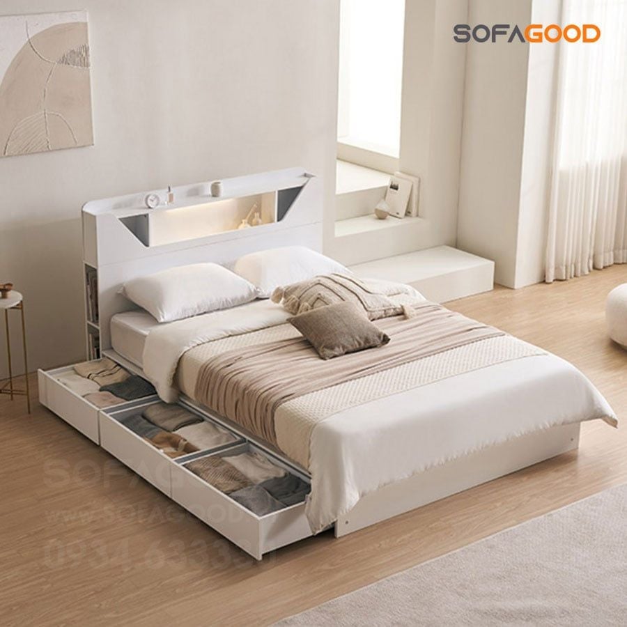 Giường ngủ gỗ công nghiệp S111