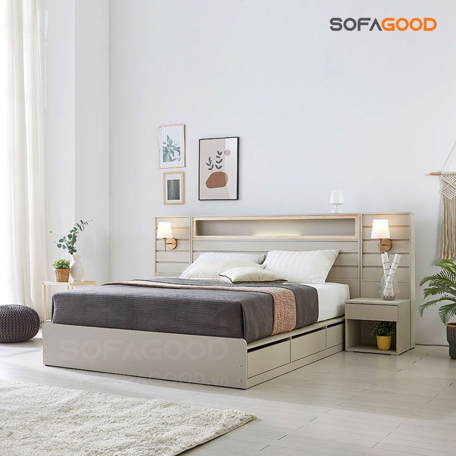 Giường ngủ gỗ công nghiệp S122