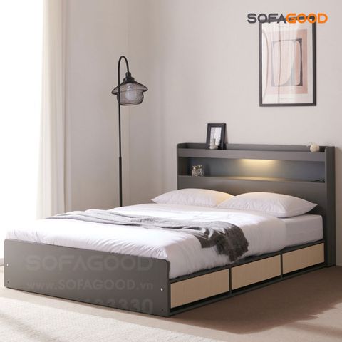  Giường ngủ gỗ công nghiệp S107 