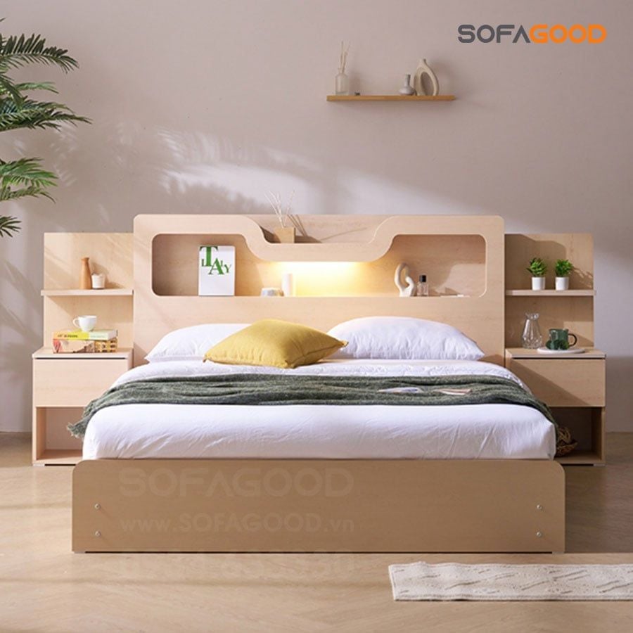 Giường ngủ gỗ công nghiệp S104