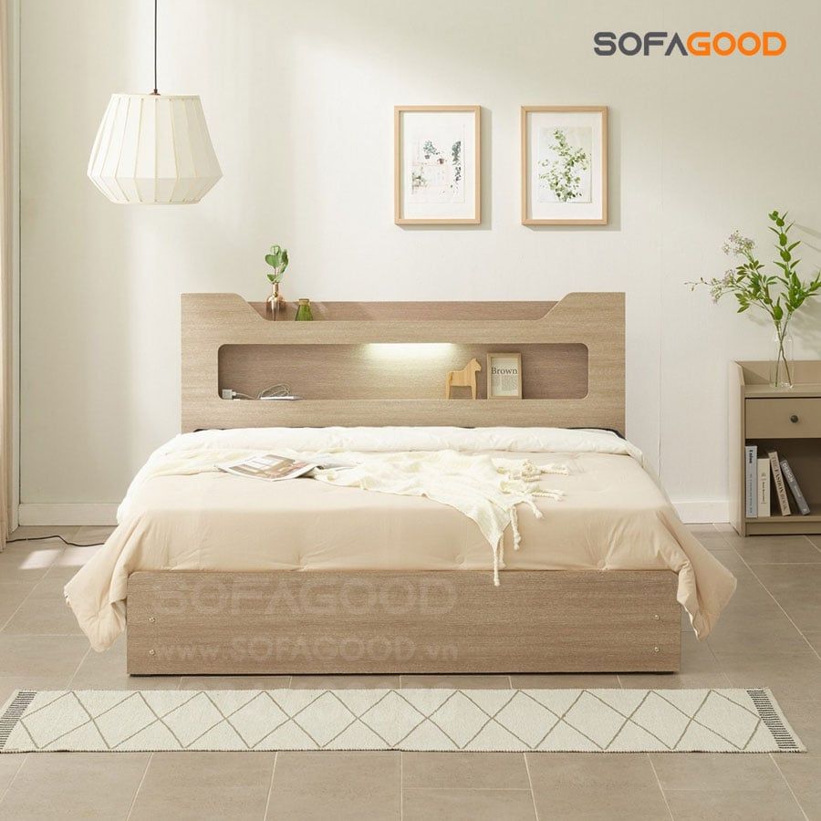 Giường ngủ gỗ công nghiệp S108