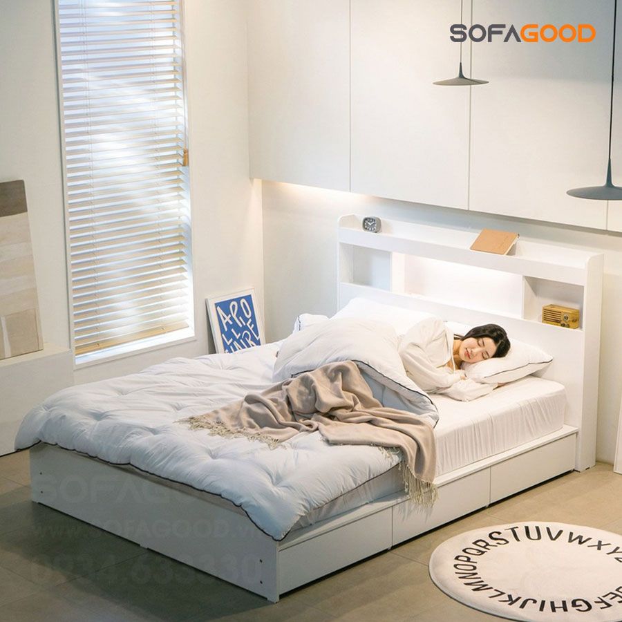 Giường ngủ gỗ công nghiệp S102