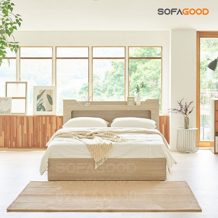 Giường ngủ gỗ công nghiệp S108