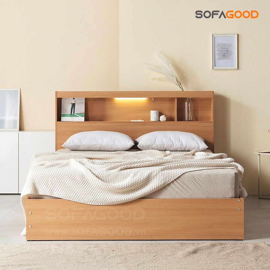 Giường ngủ gỗ công nghiệp S110