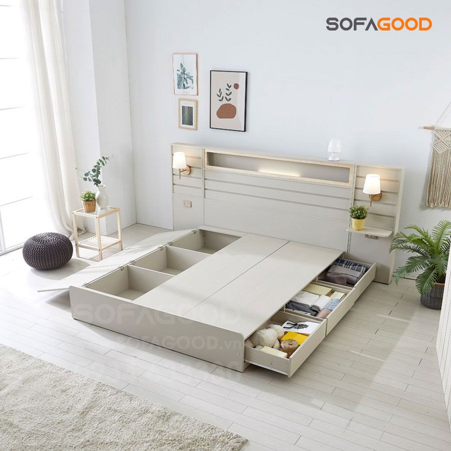 Giường ngủ gỗ công nghiệp S122