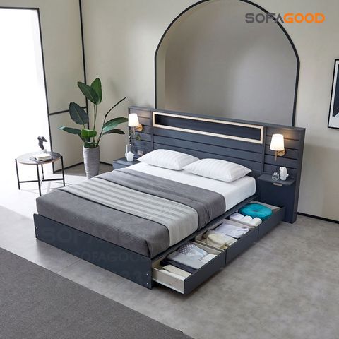  Giường ngủ gỗ công nghiệp S121 